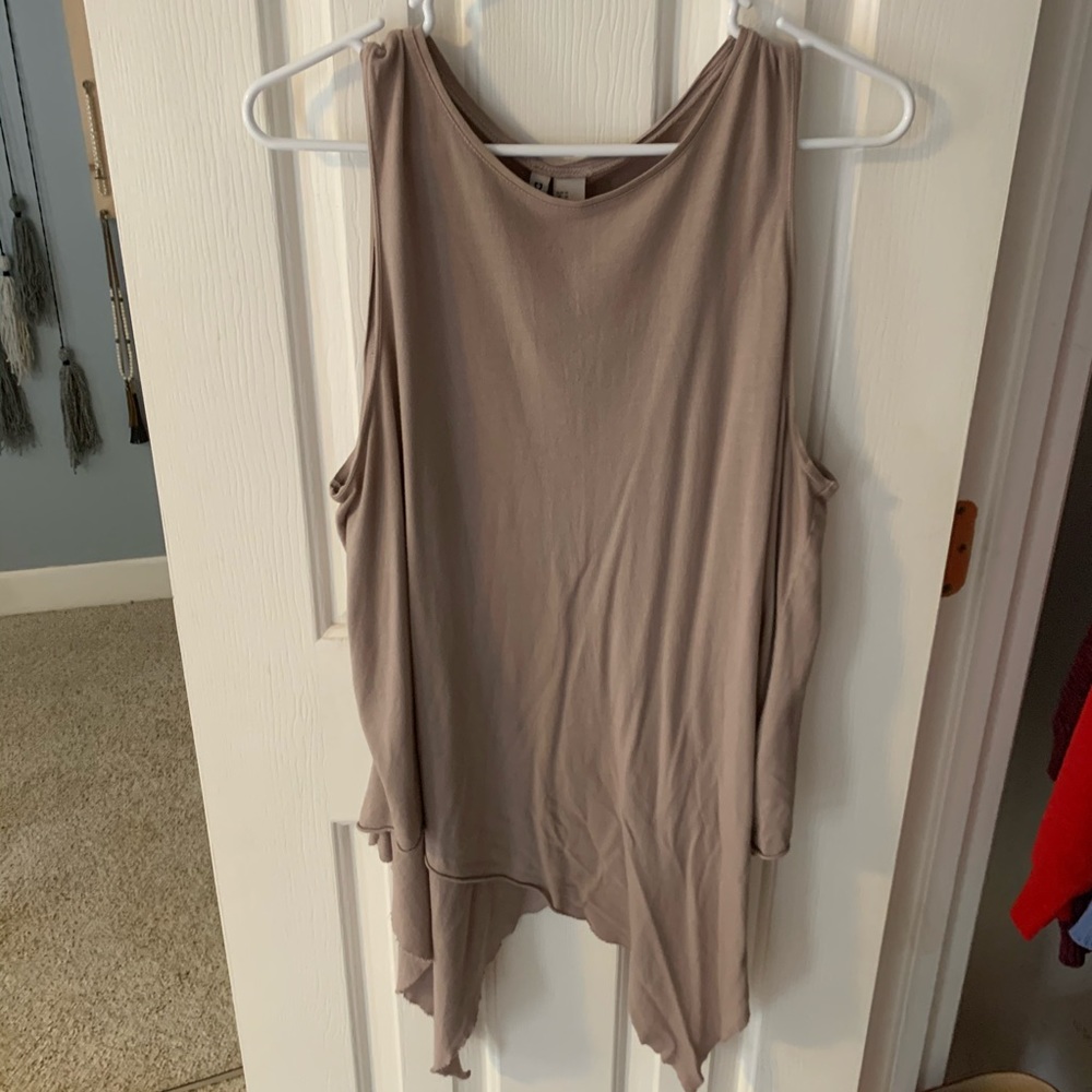 Shredded comfy tank top